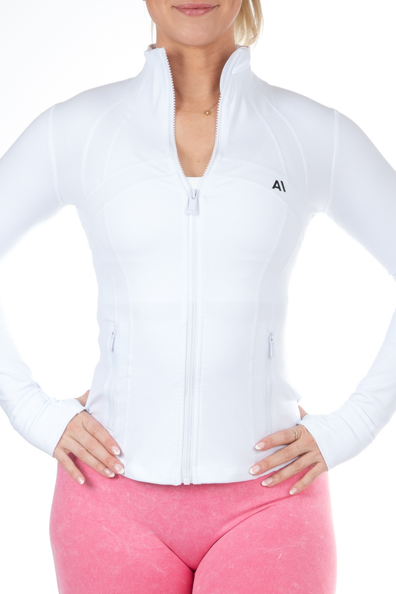 Cathy BBL Running Jacket White