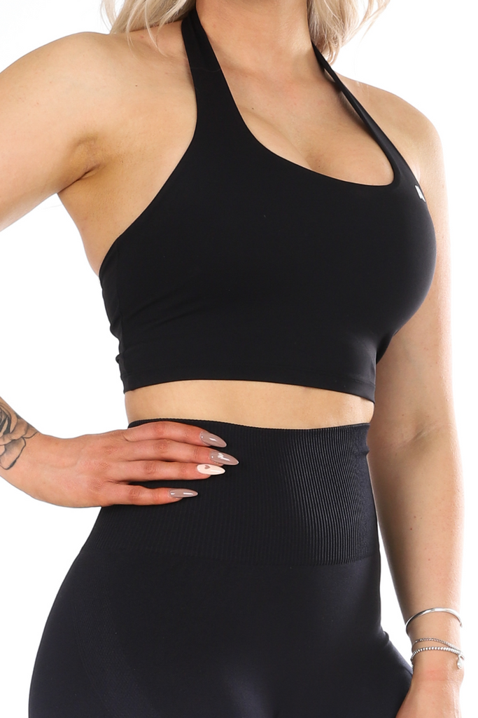 Anna Halter Bra Black - Artemis Active