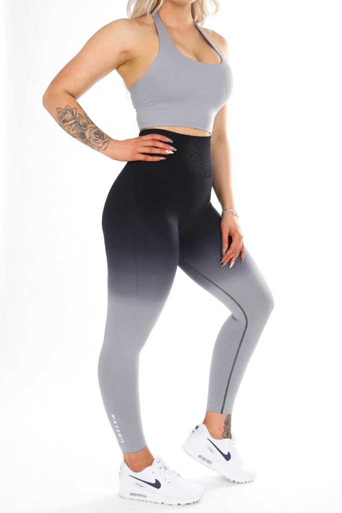 Anna Halter Bra Grey - Artemis Active