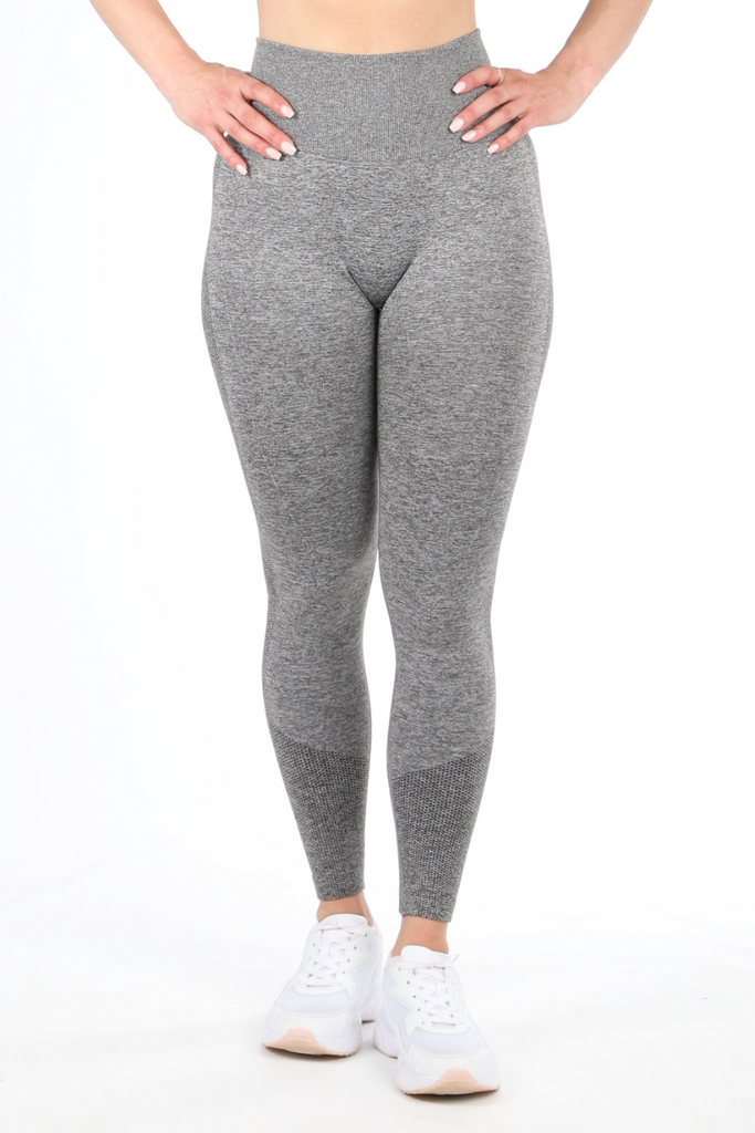 Blair Scrunch Bum Leggings Grey Marle - Artemis Active