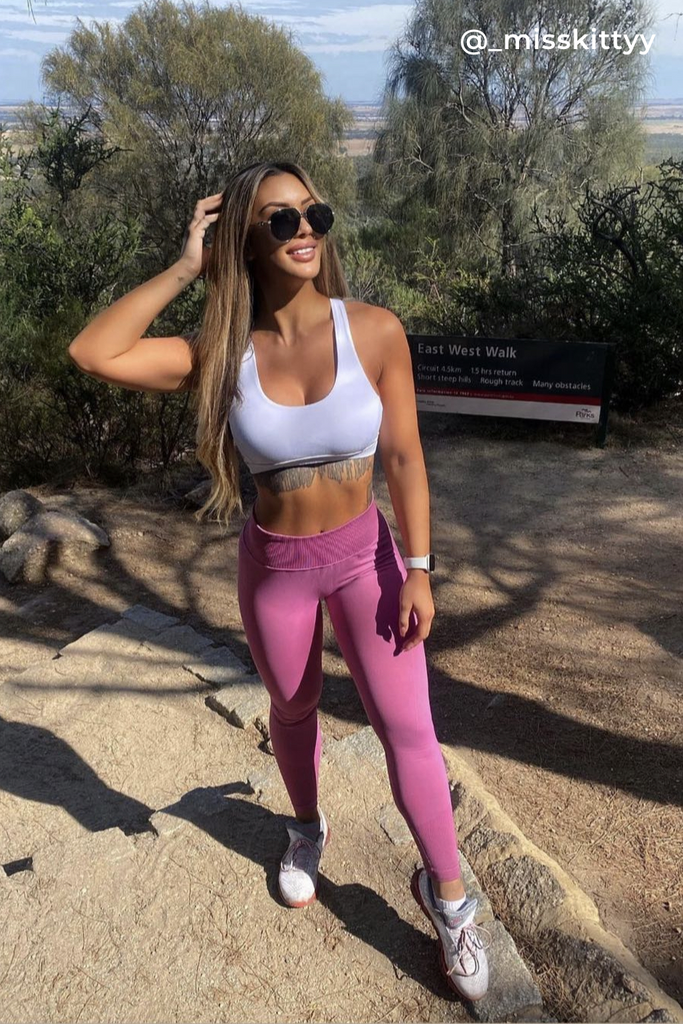 Blair Scrunch Bum Leggings Pink - Artemis Active