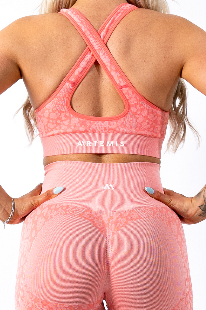 Coco-Fly Sports Bra Coral Pink - Artemis Active