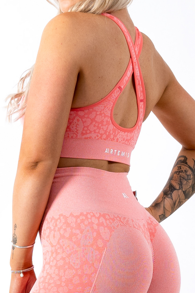 Coco-Fly Sports Bra Coral Pink - Artemis Active