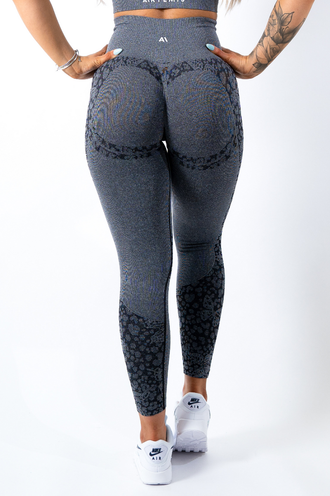 Coco-Fly Scrunch Bum Leggings Charcoal - Artemis Active