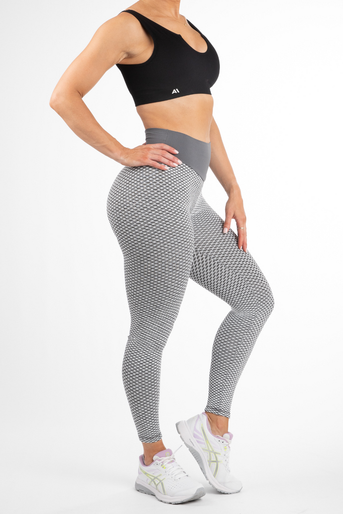 Demi Scrunch Bum Leggings Grey - Artemis Active