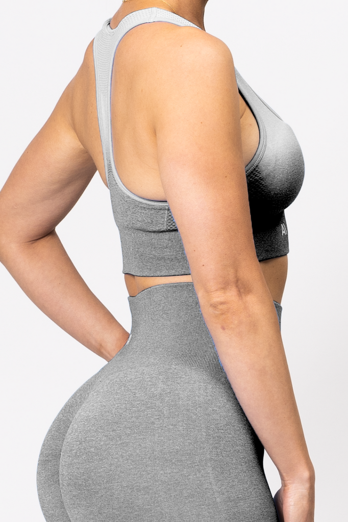 Ella Ombre Sports Bra Grey - Artemis Active