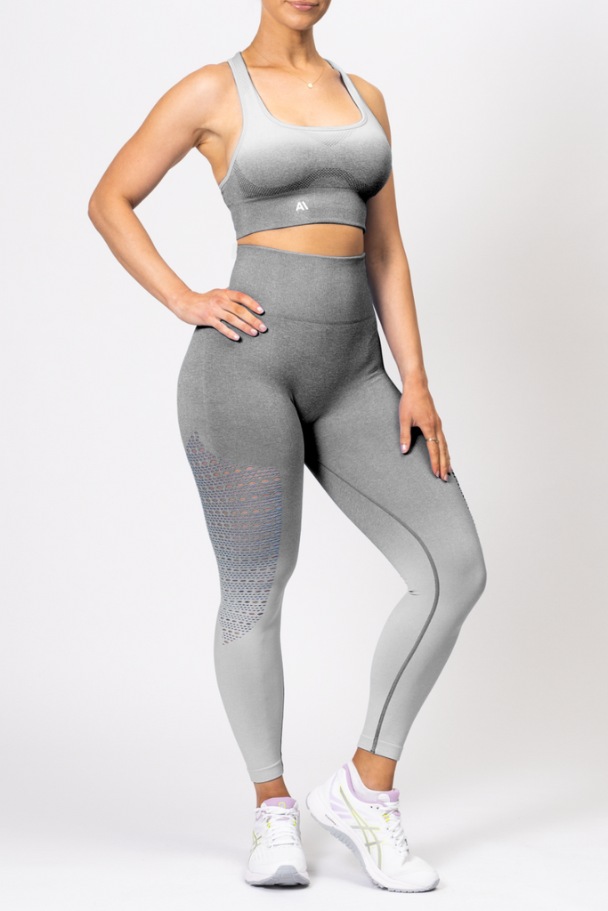 Ella Ombre Sports Bra Grey - Artemis Active