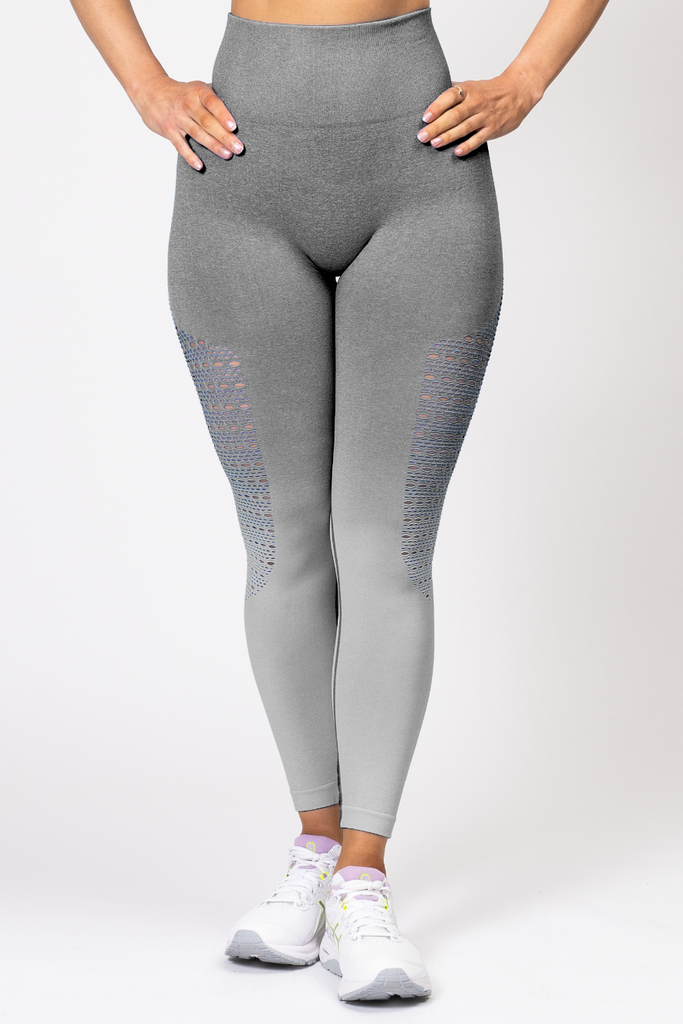 Ella Ombre Scrunch Bum Leggings Grey - Artemis Active
