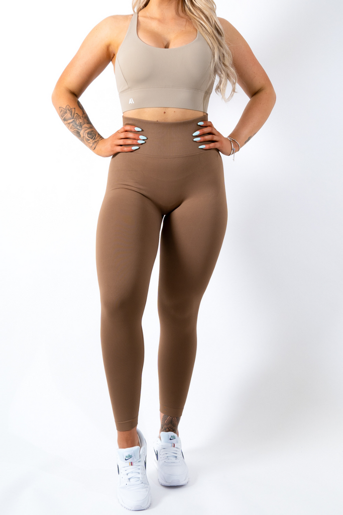 Kendall Scrunch Bum Leggings Coffee - Artemis Active