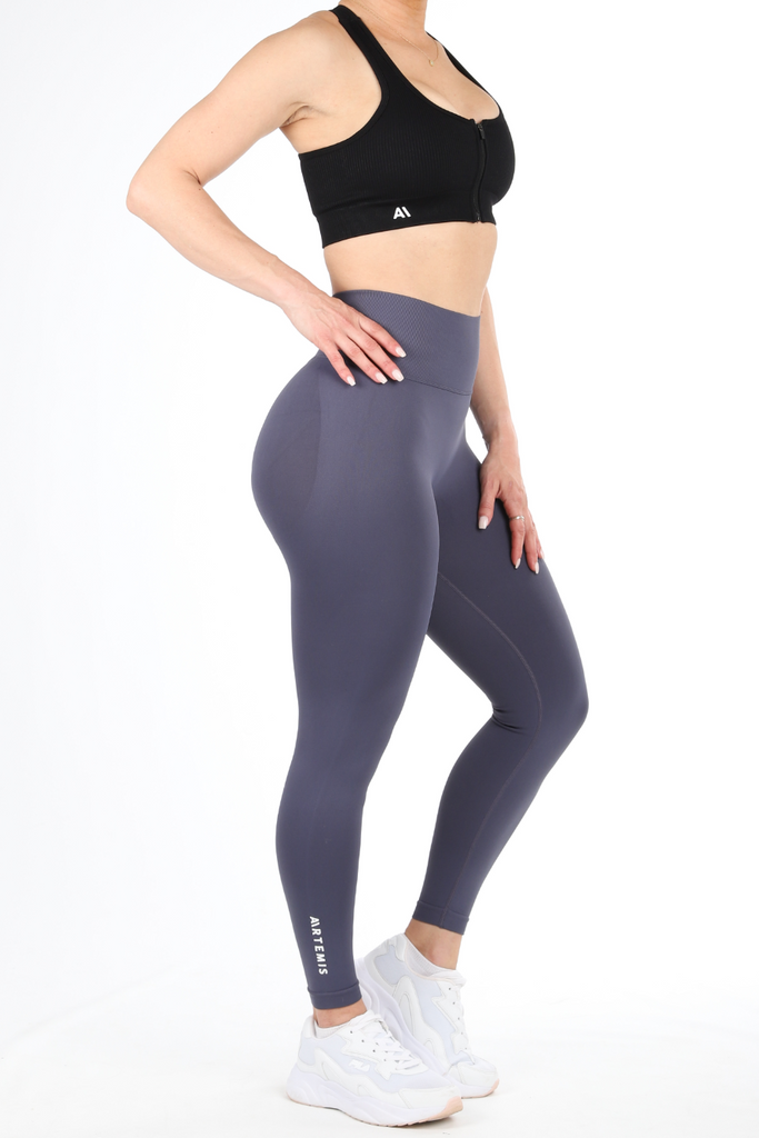 Kendall Scrunch Bum Leggings Navy - Artemis Active