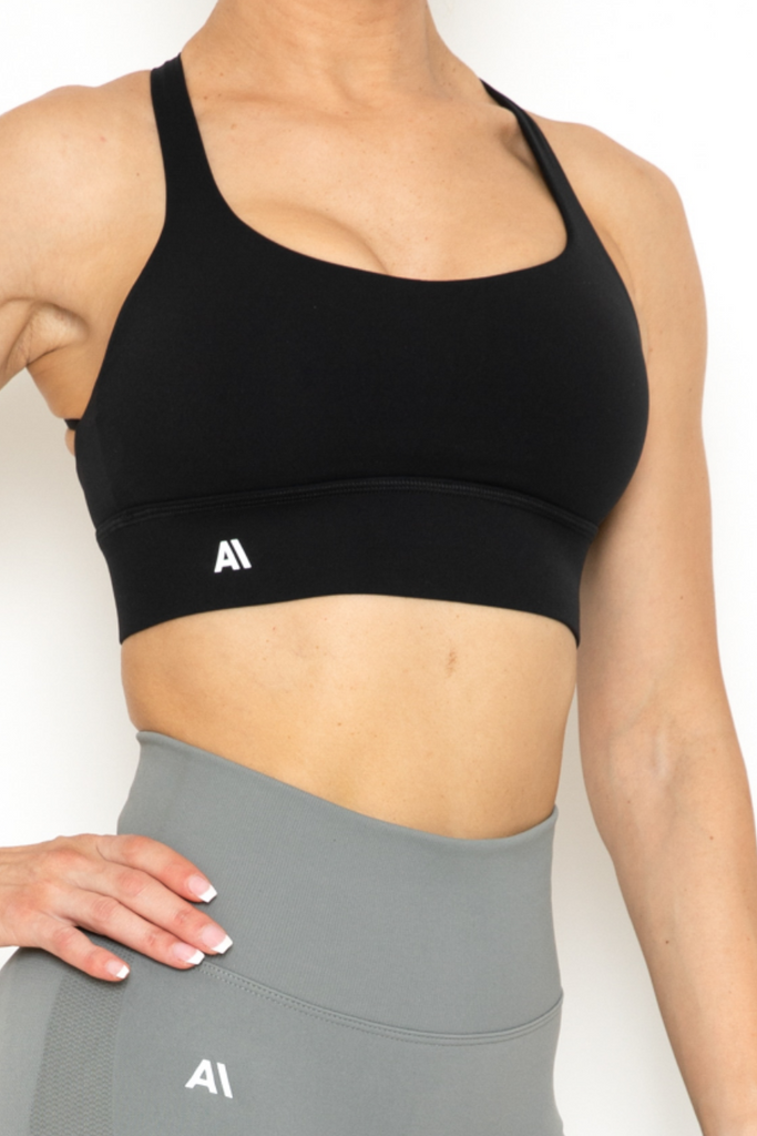 Mila Sports Bra Black - Artemis Active