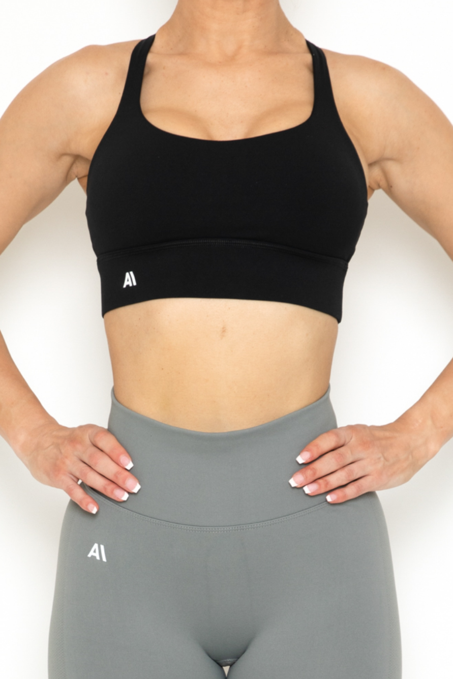 Mila Sports Bra Black – Artemis Active