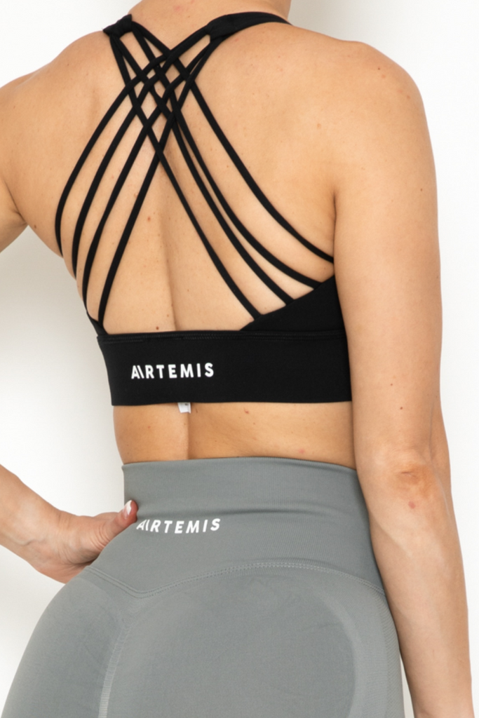 Mila Sports Bra Black - Artemis Active