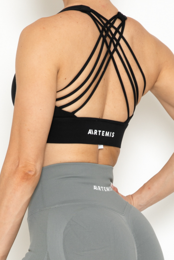 Mila Sports Bra Black - Artemis Active