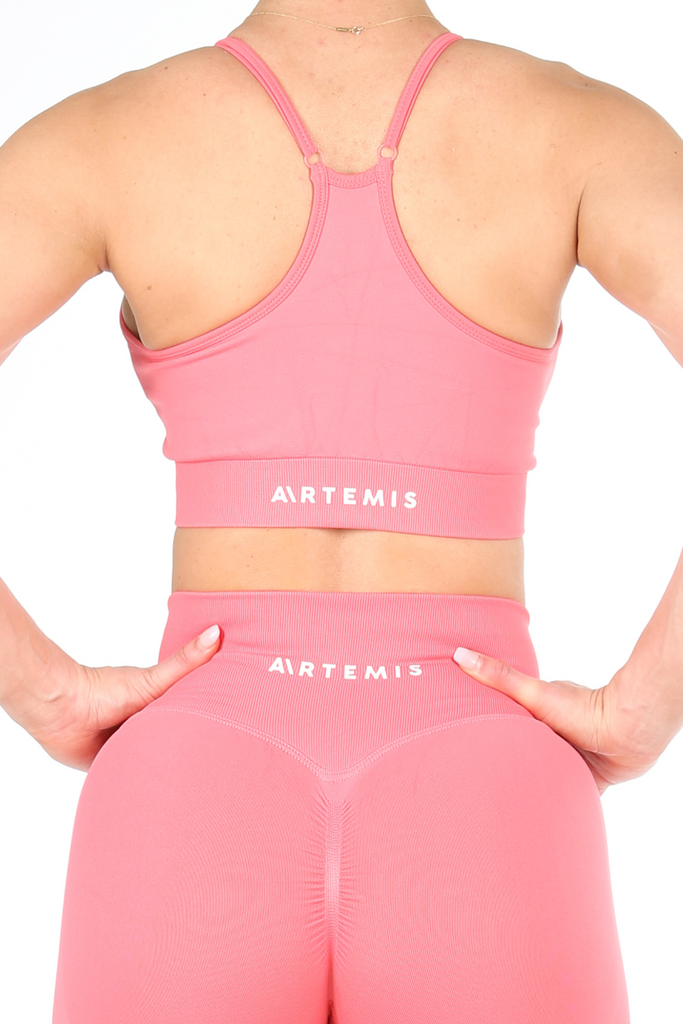 Nicki Seamless Sports Bra Watermelon - Artemis Active