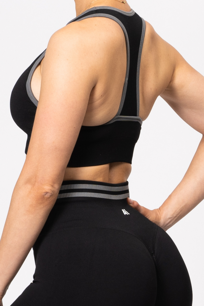 Serena Seamless Sports Bra Black - Artemis Active
